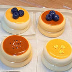 Soufflé Pancake Squishy Toy Slow Rising Soft Squeeze Stress Relief Fidget Toy (Random)