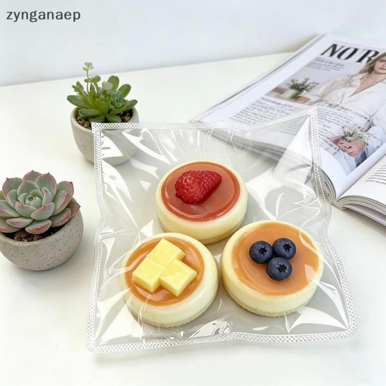 Soufflé Pancake Squishy Toy Slow Rising Soft Squeeze Stress Relief Fidget Toy (Random)