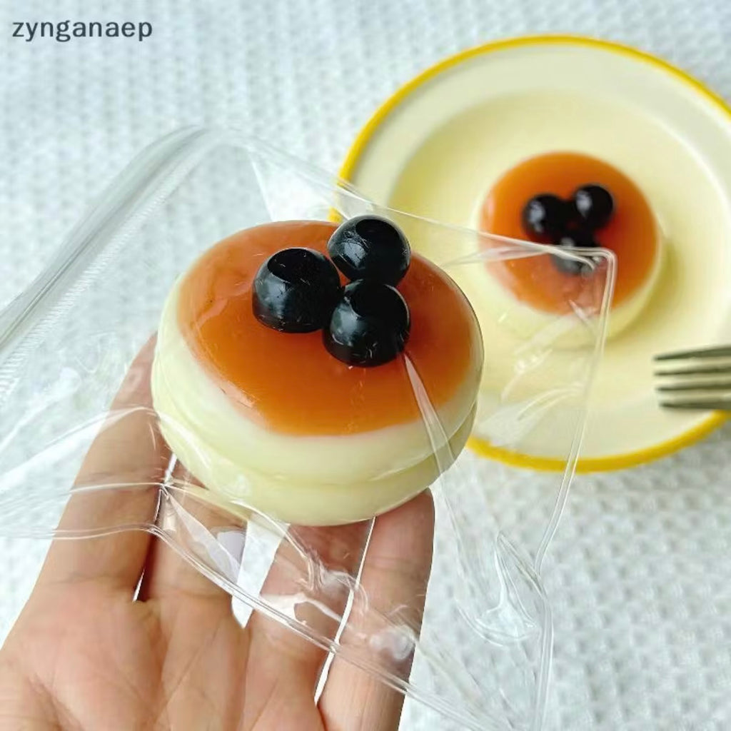 Soufflé Pancake Squishy Toy Slow Rising Soft Squeeze Stress Relief Fidget Toy (Random)