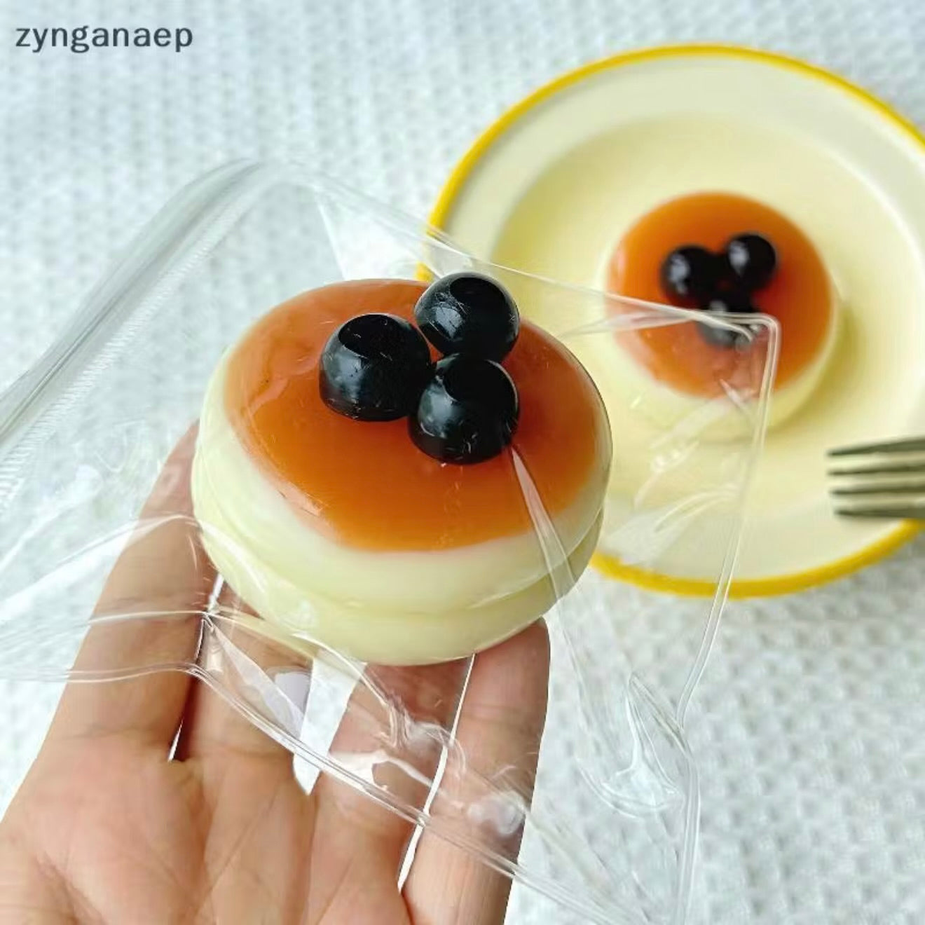 Soufflé Pancake Squishy Toy Slow Rising Soft Squeeze Stress Relief Fidget Toy (Random)