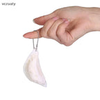 Cute Dumpling Squishy Keychain Kawaii Simulation Food Stress Relief Bag Charm