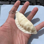 Cute Dumpling Squishy Keychain Kawaii Simulation Food Stress Relief Bag Charm