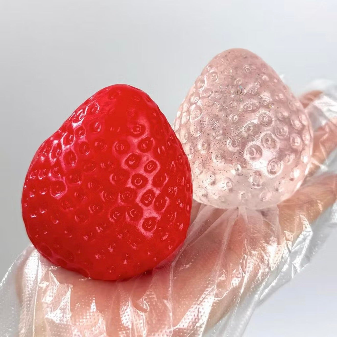 Strawberry Squishy Jumbo Slow Rising Stress Relief Fidget Toy (Random Color)
