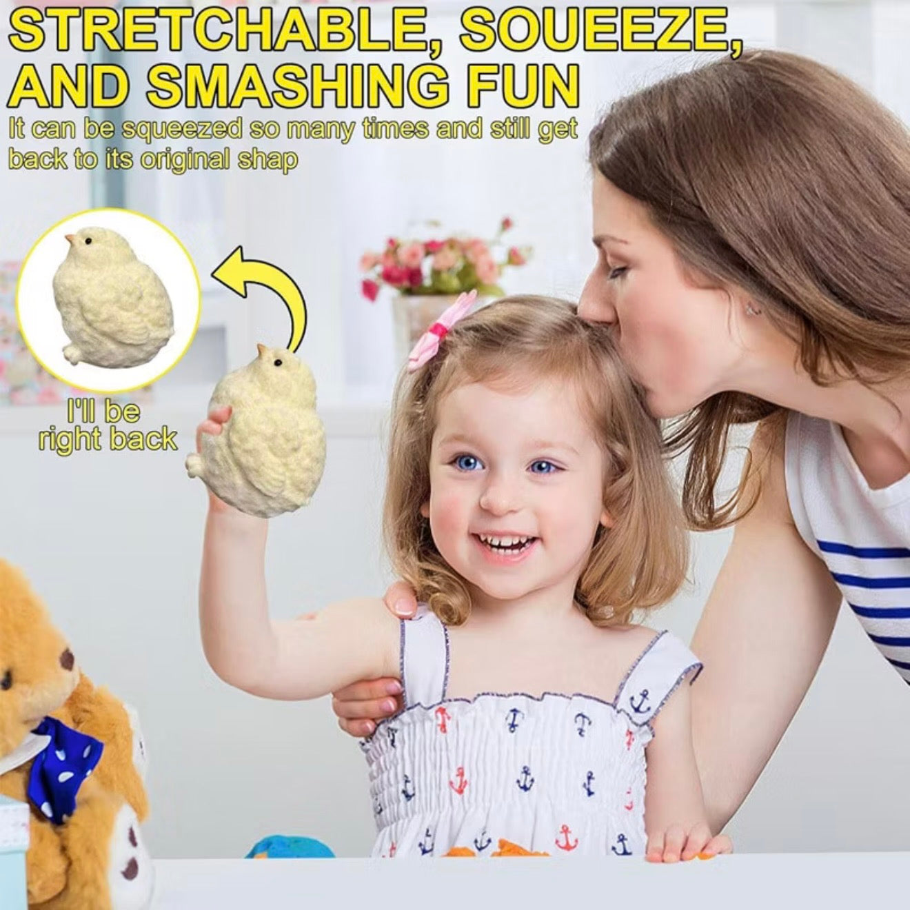 Cute Chick Squishy Kawaii Slow Rising Stress Relief Toy