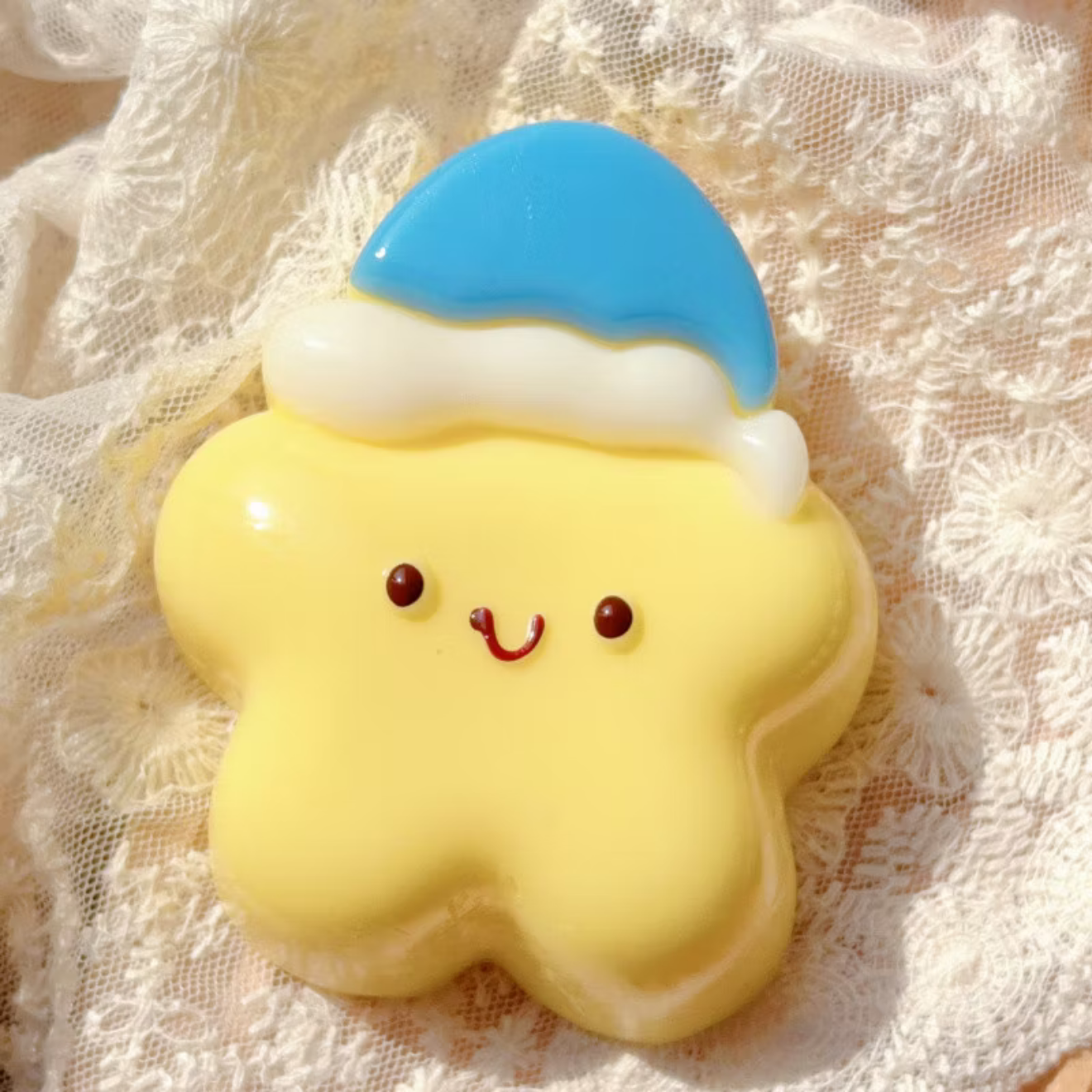 Cute Nightcap Star Squishy Toy Slow Rising Mochi Sensory & Fidget Toy