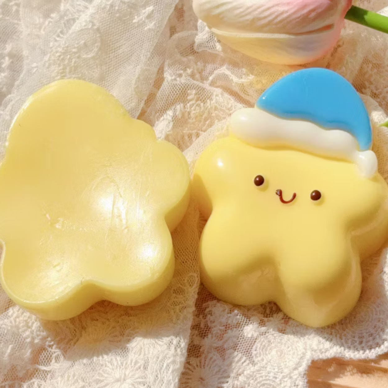 Cute Nightcap Star Squishy Toy Slow Rising Mochi Sensory & Fidget Toy