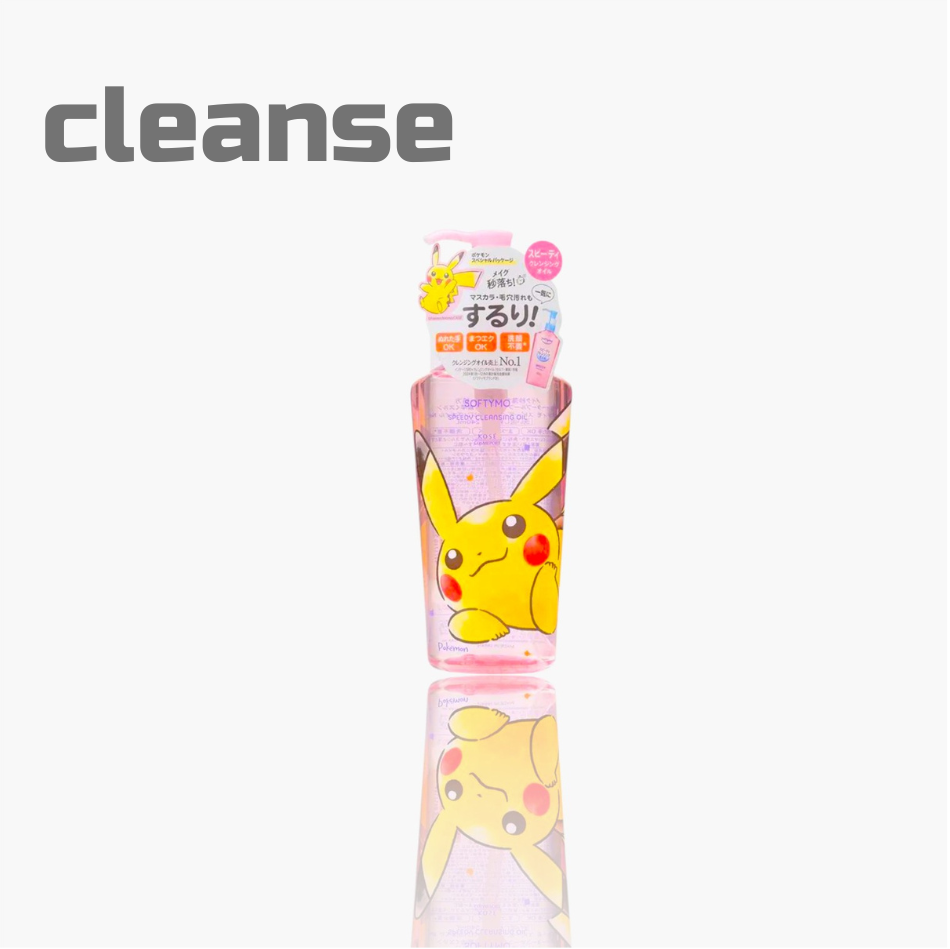 KOSE Softymo Pikachu Speedy Cleansing Oil 230ml