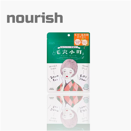 Clear Turn Pore Komachi Soothing Sheet Mask (7 pieces)