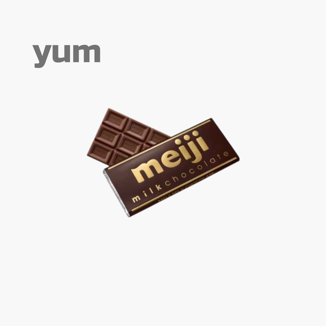 Meiji Milk Chocolate Bar 50g