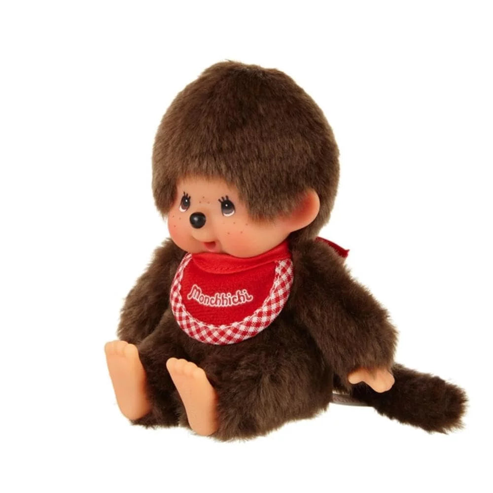 Monchhichi Standard SS Sitting Boy Plush Brown