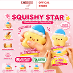 Cute Nightcap Star Squishy Toy Slow Rising Mochi Sensory & Fidget Toy