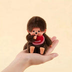 Monchhichi Standard SS Sitting Boy Plush Brown