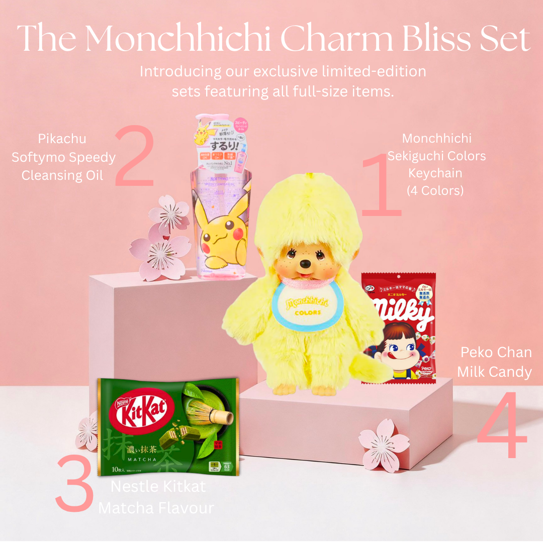 The Monchhichi Charm Bliss Set             (4 Colors)