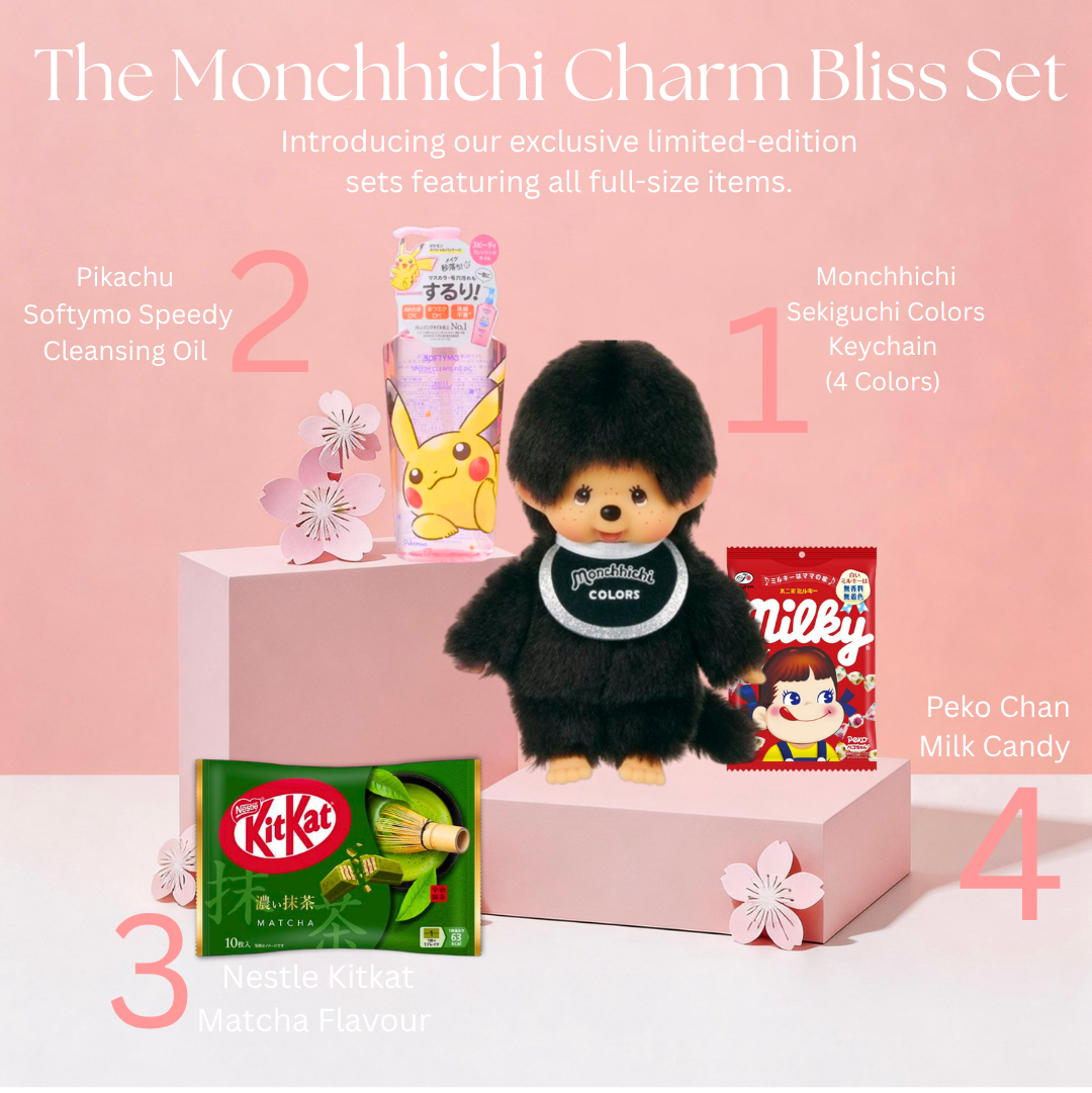 The Monchhichi Charm Bliss Set             (4 Colors)