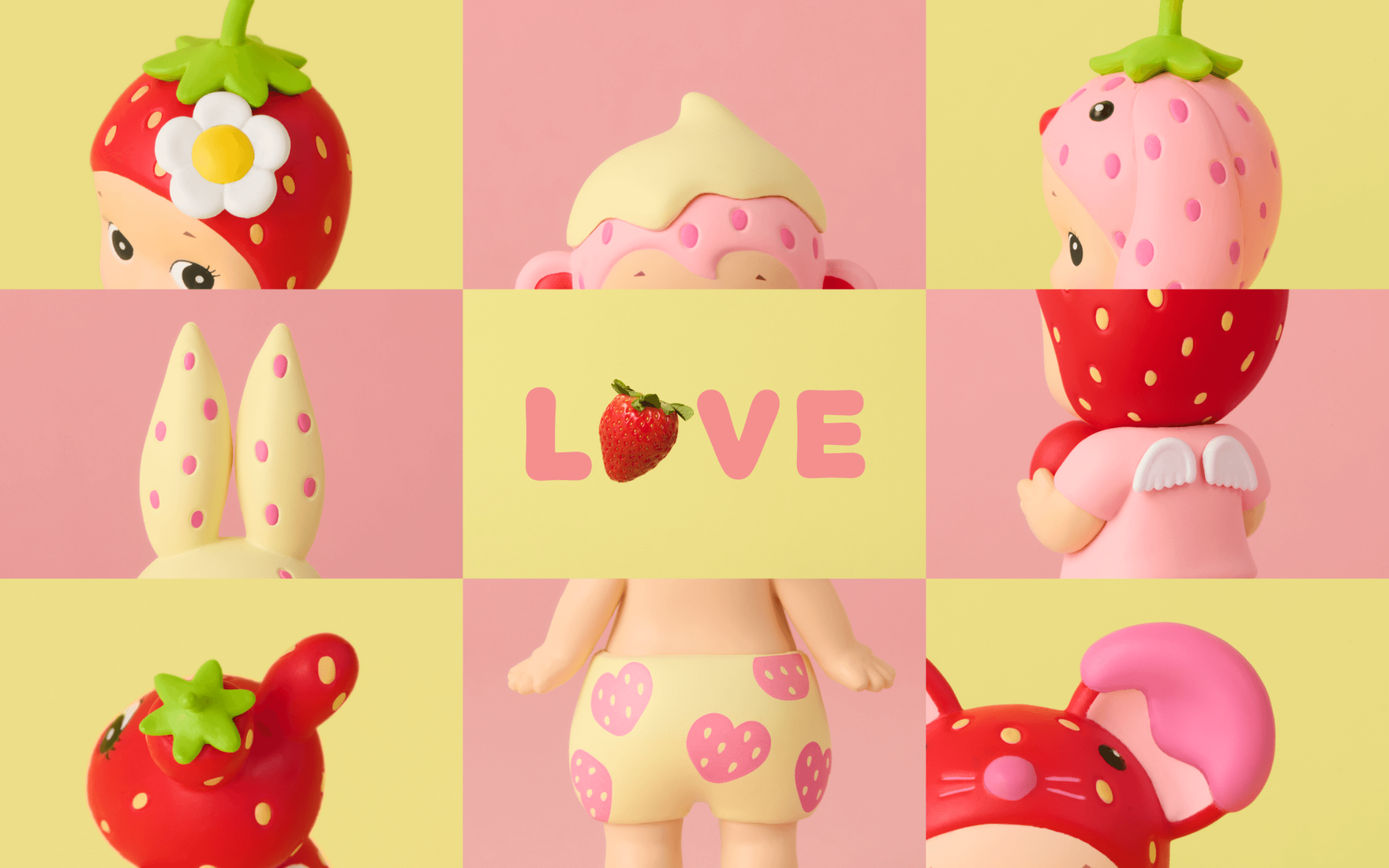 Sonny Angel Mini Figure Strawberry Love Series