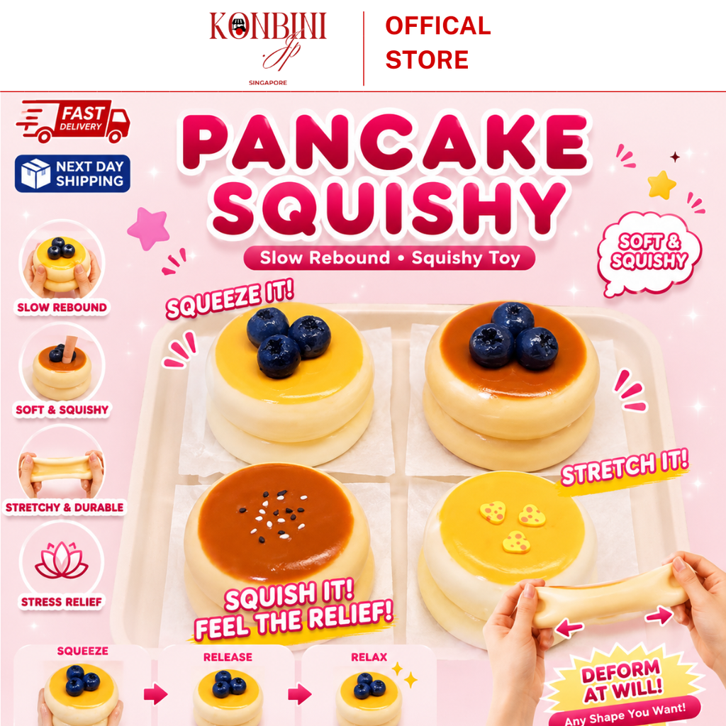 Soufflé Pancake Squishy Toy Slow Rising Soft Squeeze Stress Relief Fidget Toy