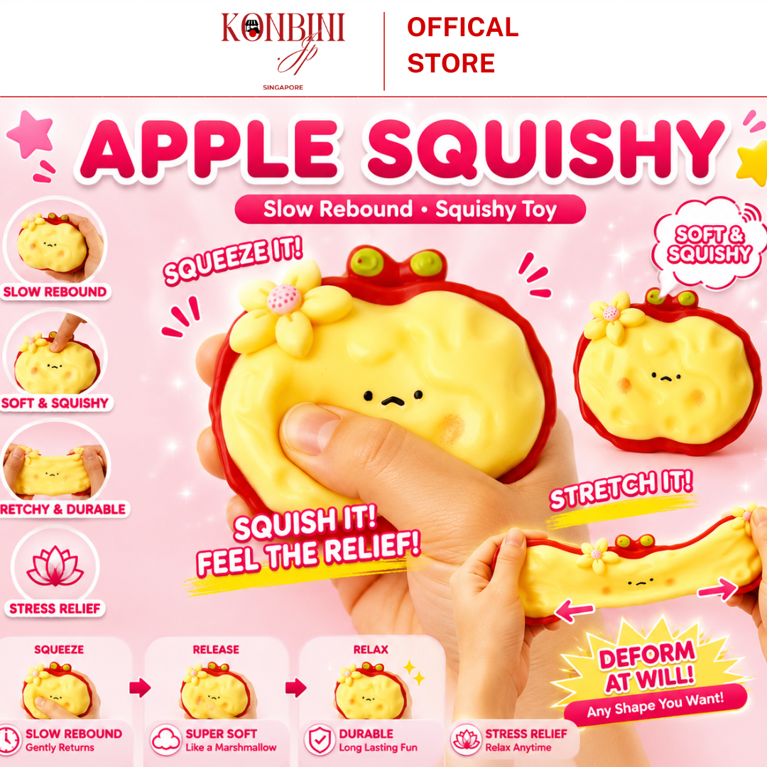 Apple Squishy Cute Slow Rising Fruit Stress Relief Toy