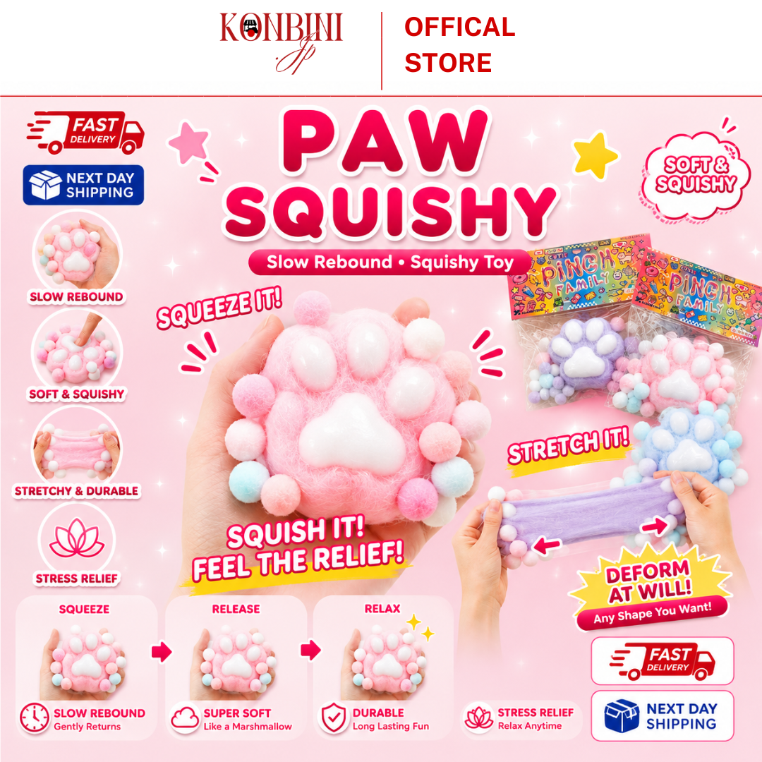 Cat Paw Taba Squishy Cute Kawaii Stress Relief Fidget Toy